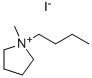 1-丁基-1-甲基吡咯烷碘化物 结构式