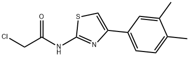 2-CHLORO-N-[4-(3,4-DIMETHYLPHENYL)-1,3-THIAZOL-2-YL]ACETAMIDE Struktur