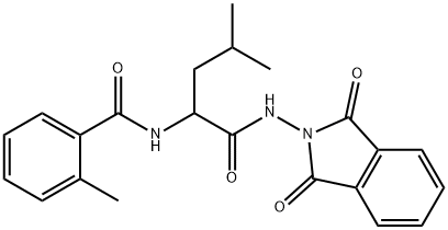 Benzamide, N-[1-[[(1,3-dihydro-1,3-dioxo-2H-isoindol-2-yl)amino]carbonyl]-3-methylbutyl]-2-methyl- (9CI)|