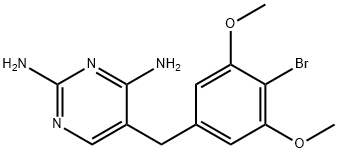 Brodimoprim Struktur