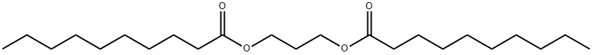 丙二醇二癸酸酯, 56519-72-3, 结构式
