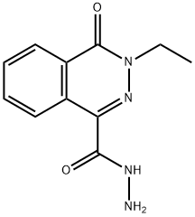 3-乙基-4-氧代-3,4-二氢酞嗪-1-碳酰肼,565192-00-9,结构式