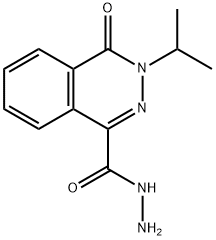 1-Phthalazinecarboxylicacid,3,4-dihydro-3-(1-methylethyl)-4-oxo-,hydrazide(9CI) 化学構造式