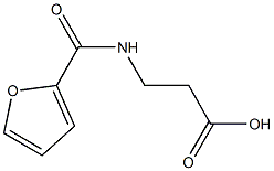 3-(呋喃-2-基甲酰胺基)丙酸,5652-37-9,结构式