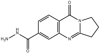 9-氧代-1H,2H,3H,9H-吡咯并[2,1-B]喹唑啉-6-碳酰肼, 565206-94-2, 结构式