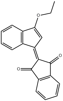 1H-Indene-1,3(2H)-dione, 2-(3-ethoxy-1H-inden-1-ylidene)-,56525-08-7,结构式