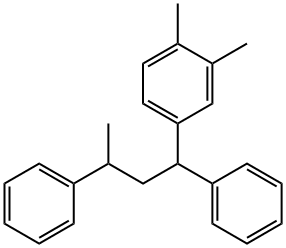 4-(1,3-diphenylbutyl)-o-xylene Struktur