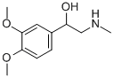 1-(3,4-二甲氧基苯基)-2-(甲基氨)乙醇,5653-66-7,结构式