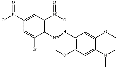 4-[(2,4-Dinitro-6-bromophenyl)azo]-2,5-dimethoxy-N,N-dimethylaniline,56531-99-8,结构式
