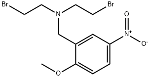 N,N-Bis(2-bromoethyl)-2-methoxy-5-nitrobenzylamine,56537-95-2,结构式