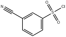 3-Cyanobenzene-1-sulfonyl chloride Structure