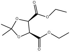 2,3-O-异丙叉-D-酒石酸二乙酯,56543-05-6,结构式