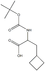 BOC-DL-环丁基丙氨酸,565456-75-9,结构式