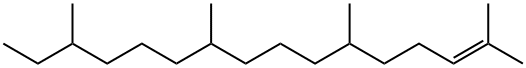 2,6,10,14-Tetramethyl-2-hexadecene Struktur