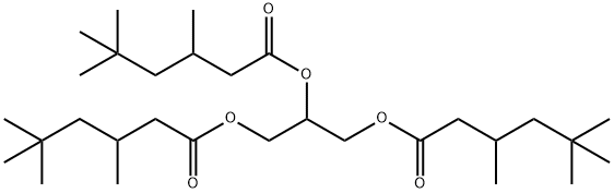 propane-1,2,3-triyl 3,5,5-trimethylhexanoate Structure