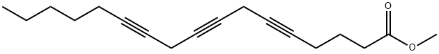 5,8,11-Heptadecatriynoic acid methyl ester,56554-57-5,结构式