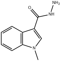 1-甲基-1H-吲哚-3-卡巴肼,56559-62-7,结构式