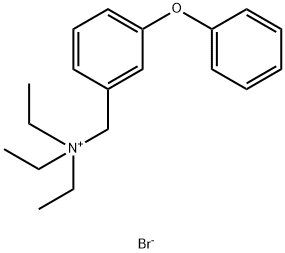 TRIETHYL M-PHENOXYBENZYL AMMOUIUM CHLORIDE Structure