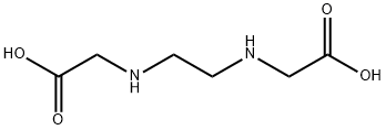 エチレンジアミン-N,N'-二酢酸 化学構造式