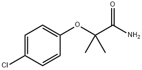 2-(4-CHLOROPHENOXY)-2-METHYLPROPANAMIDE Struktur