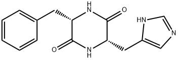 CYCLO(-HIS-PHE) 化学構造式