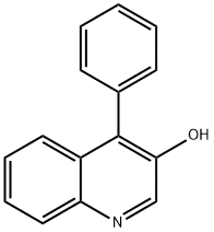 4-Phenyl-3-quinolinol 结构式