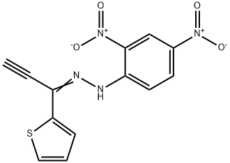 1-(2-Thienyl)-2-propyn-1-one 2,4-dinitrophenyl hydrazone Structure