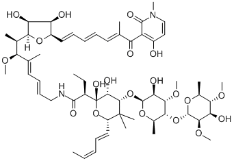 依罗霉素, 56592-32-6, 结构式