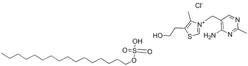 Thiamine cetylsulfate Struktur