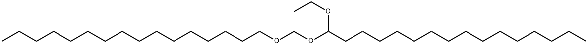 2-Pentadecyl-4-(hexadecyloxy)-1,3-dioxane Structure
