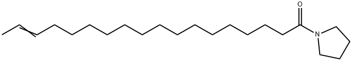 1-(16-Octadecenoyl)pyrrolidine Structure