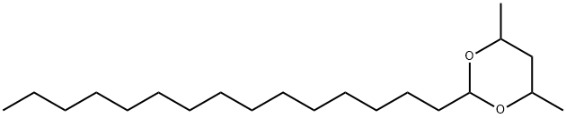 4,6-Dimethyl-2-pentadecyl-1,3-dioxane 结构式