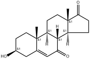 7-オキソデヒドロエピアンドロステロン 化学構造式