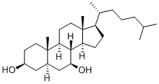 7Beta-hydroxycholestanol Structure