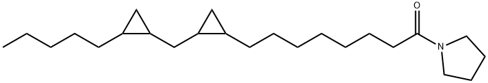 1-[8-[2-[(2-Pentylcyclopropyl)methyl]cyclopropyl]octanoyl]pyrrolidine|