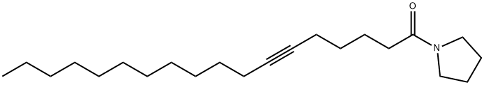 1-(1-Oxo-6-octadecynyl)pyrrolidine Structure