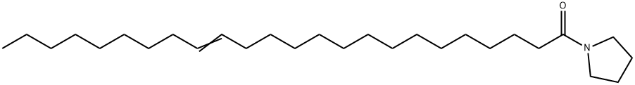 1-(1-Oxo-15-tetracosenyl)pyrrolidine Structure