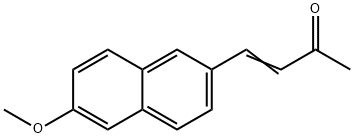 4-(6-甲氧基-2-萘基)-3-丁烯-2-酮, 56600-90-9, 结构式