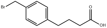 4-(broMoMethyl)benzenebutyric acid Struktur