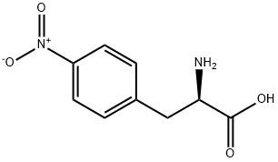 4-ニトロ-D-フェニルアラニン 化学構造式