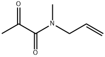 Propanamide, N-methyl-2-oxo-N-2-propenyl- (9CI) 结构式