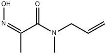 Propanamide, 2-(hydroxyimino)-N-methyl-N-2-propenyl-, (2Z)- (9CI) Structure
