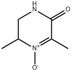 2(1H)-Pyrazinone,5,6-dihydro-3,5-dimethyl-,4-oxide(9CI) Struktur