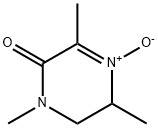 2(1H)-Pyrazinone, 5,6-dihydro-1,3,5-trimethyl-, 4-oxide (9CI) Struktur