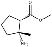 Cyclopentanecarboxylic acid, 2-amino-2-methyl-, methyl ester, (1S,2R)- (9CI)|