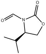 3-Oxazolidinecarboxaldehyde, 4-(1-methylethyl)-2-oxo-, (4R)- (9CI) 化学構造式