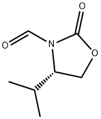 3-Oxazolidinecarboxaldehyde, 4-(1-methylethyl)-2-oxo-, (4S)- (9CI) Struktur