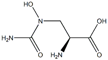 Alanine,  3-[(aminocarbonyl)hydroxyamino]- 化学構造式