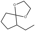 1,4-Dioxaspiro[4.4]nonane,  6-ethyl- Structure