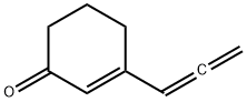 2-Cyclohexen-1-one, 3-(1,2-propadienyl)- (9CI) 化学構造式